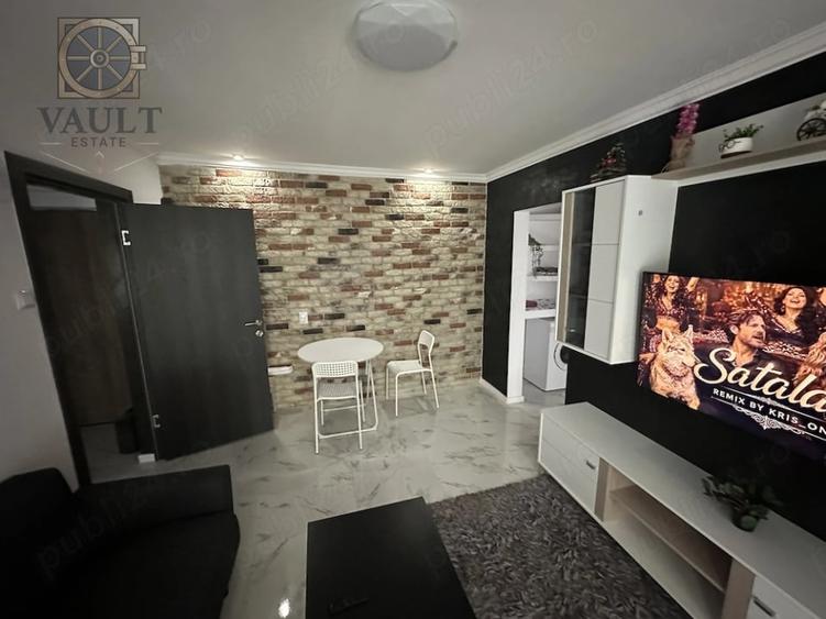 Apartament cu 2 camere semidecomandat, mobilat în Giurgiului