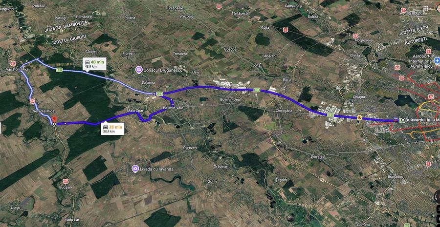 Teren Construcții intravilan de 2782 mp, în Crevedia Mare