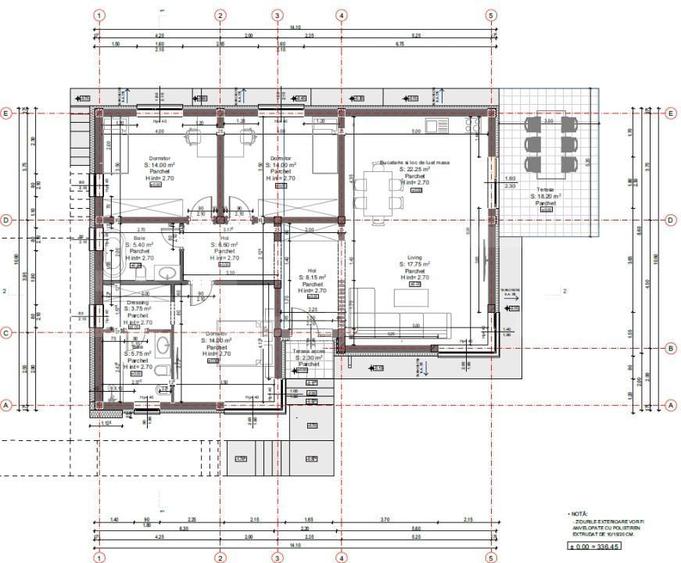 Casă cu 3 camere cu Teren 500 Mp în Central