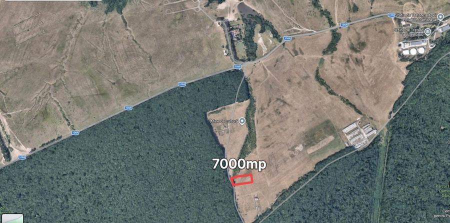 Teren de 7000 mp, în Calea Poplăcii
