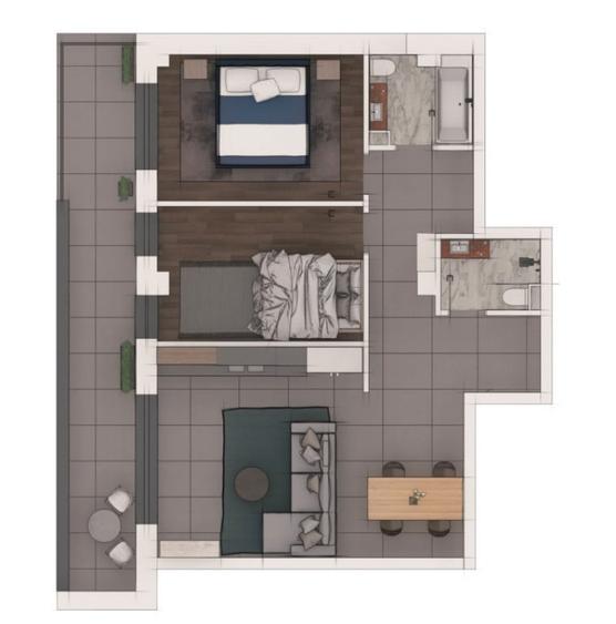 Apartament cu 3 camere decomandat în Florești — fotografia 3
