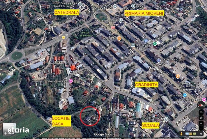 Casă cu 5 camere cu Teren 750 Mp în Ultracentral