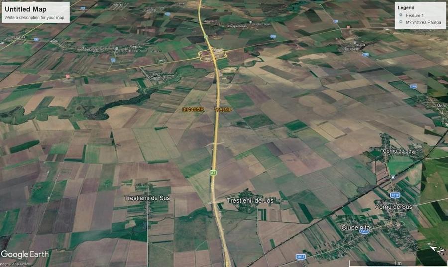 Teren agricol extravilan de 41225 mp, în Dumbrava