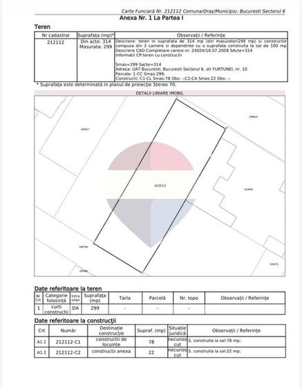 Teren Construcții intravilan de 299 mp, în Moinești