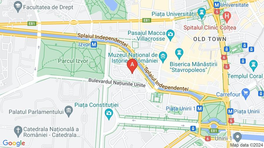 Apartament cu 2 camere, mobilat în Cișmigiu