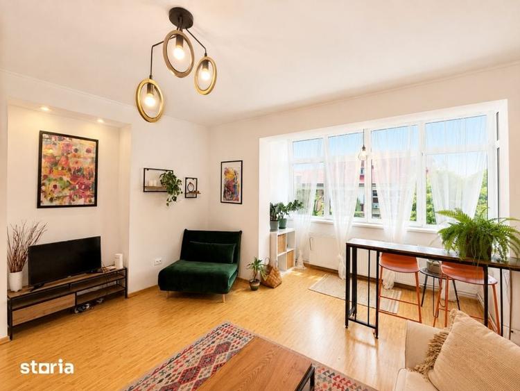 Apartament cu 2 camere decomandat, mobilat în Centrul Istoric