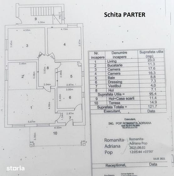 Casa 7 camere pentru 2 familii 243 mp utili, teren 1000 mp, Bragadiru - 7