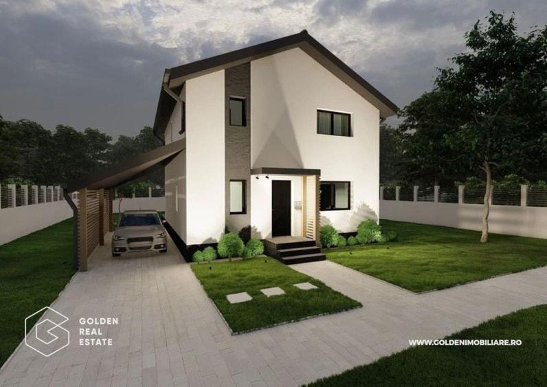 Casă individuală cu 4 camere cu Teren 400 Mp în 6 Vânători