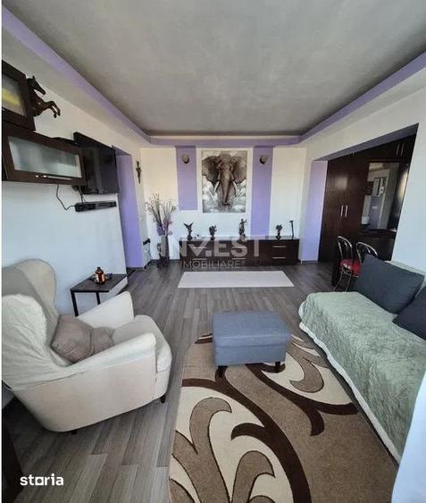 Apartament cu 4 camere semidecomandat, mobilat în Tătărași