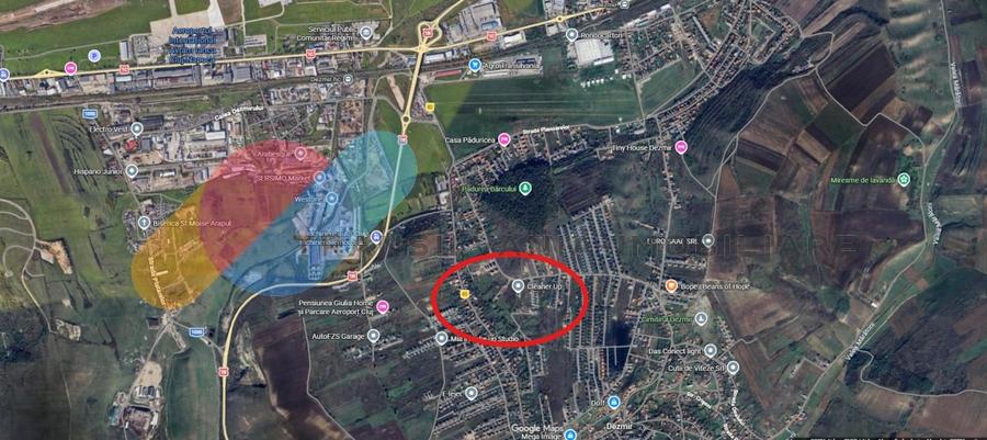 Teren Construcții intravilan de 922 mp, în Dezmir