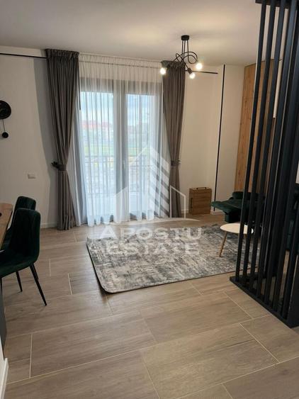 Garsonieră circulară, mobilată în Torontalului