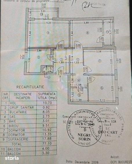 Apartament cu 4 camere decomandat, mobilat în Titan