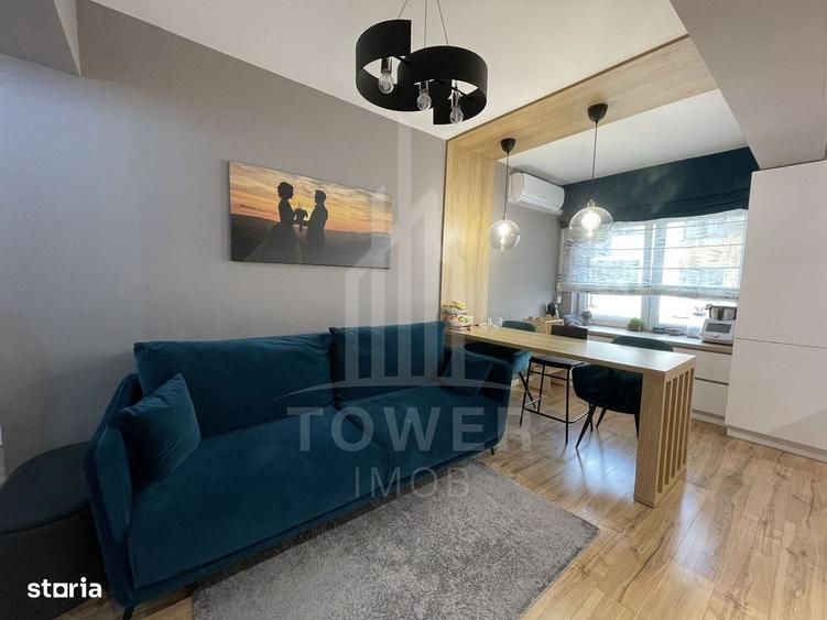 Apartament cu 3 camere semidecomandat în Turnișor