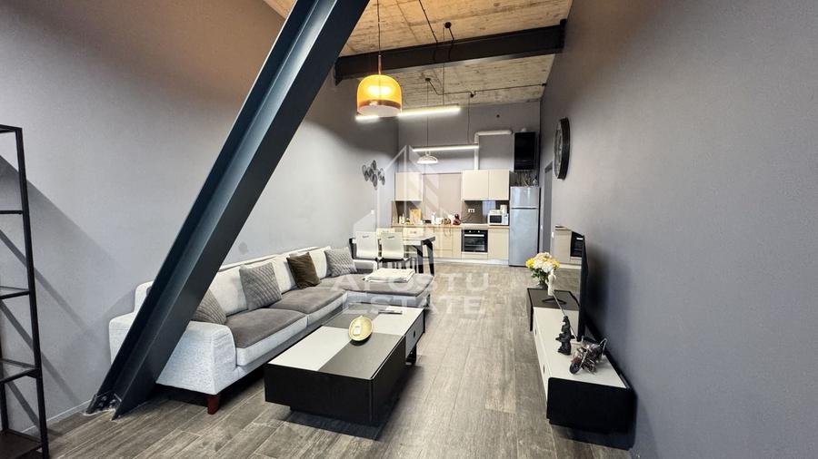 Apartament cu 2 camere semidecomandat, mobilat în Cetății