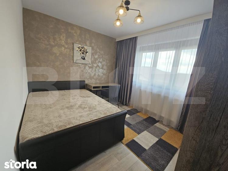 Apartament cu 3 camere decomandat, mobilat în Valea Lupului
