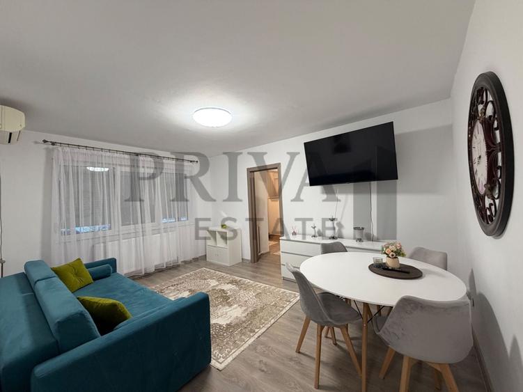 Apartament cu 2 camere semidecomandat, mobilat în Circumvalațiunii