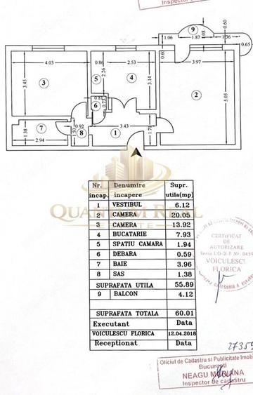Apartament 2 Camere Decomandat, 60 mp | Str. Banul Udrea- Renovat - 9
