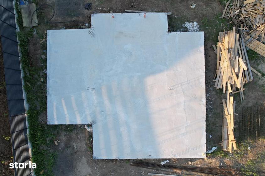 Teren de vanzare cu fundatie casa construita, utilitati disponibile - 4