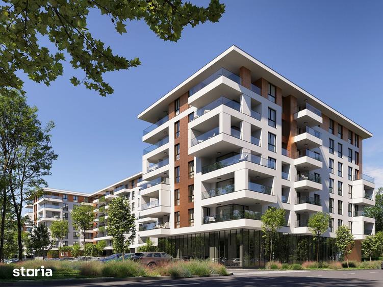 Apartament cu 3 camere, decomandat, terasa 14,4 mp,ansamblu cu piscina - 3