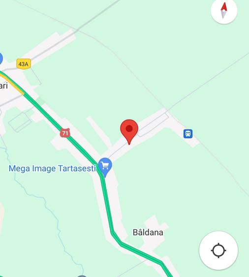 Teren Construcții intravilan de 2600 mp, în Bâldana