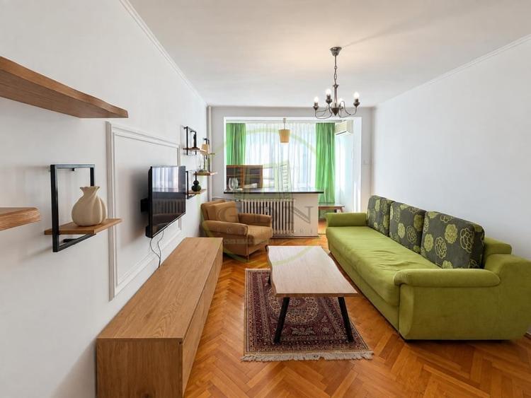 Apartament cu 2 camere semidecomandat, mobilat în Obor
