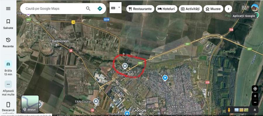 Teren Construcții intravilan de 7000 mp, în Apollo