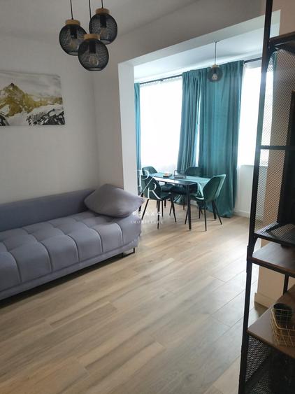 Apartament cu 2 camere semidecomandat, mobilat în Florești