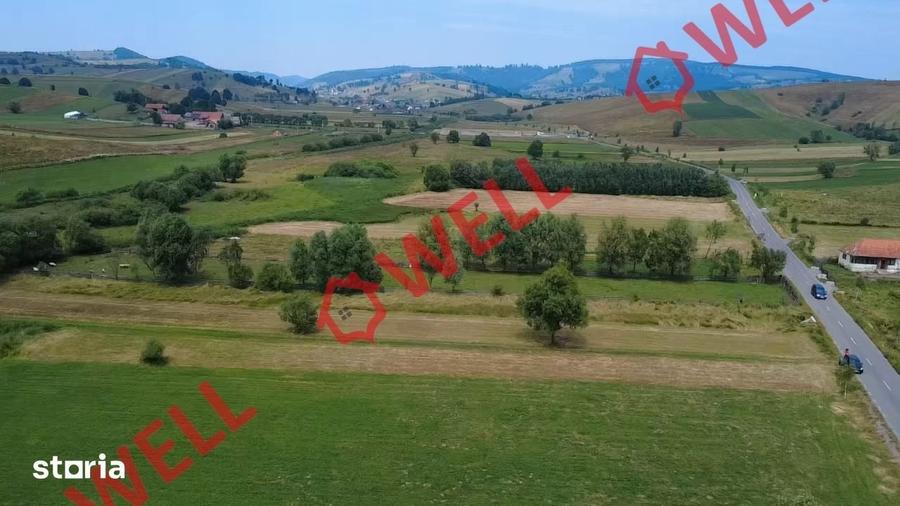 Teren de 2400 mp, în Barcani