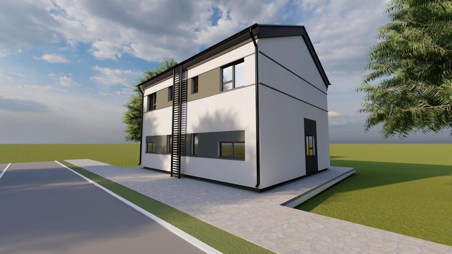 Duplex cu 3 camere cu Teren 170 Mp în Sânandrei