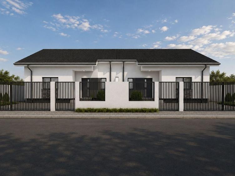 Duplex cu 3 camere cu Teren 259 Mp în Moșnița Nouă
