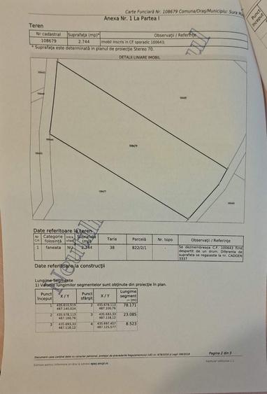 Teren de 2744 mp, în Hamba