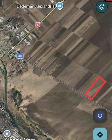 Teren de 46600 mp, în Central