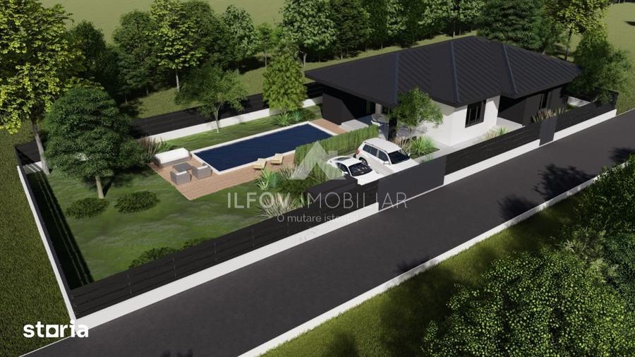 Casa 142mp, 750mp teren, Ghermanesti Snagov, padure, utilitati - 6