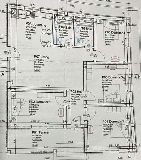 Casă cu 5 camere cu Teren 500 Mp în Ciorogârla