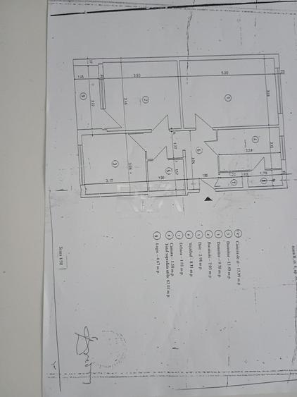 Apartament cu 3 camere decomandat, mobilat în Berceni