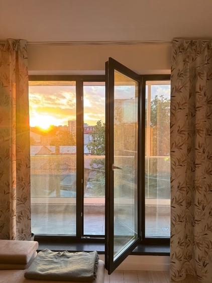 Apartament cu 2 camere nedecomandat, mobilat în Mihai Bravu