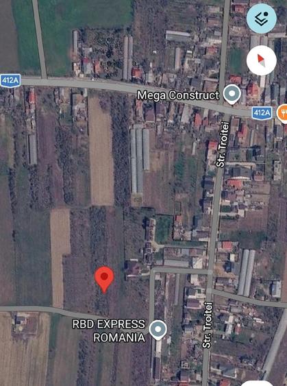 Teren de 2567 mp, în Adunații-Copăceni