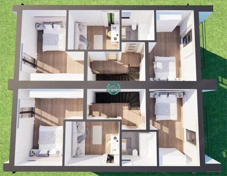 Casă cu Teren 230 Mp în Corunca