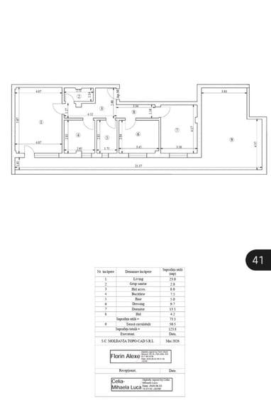 Apartament cu 3 camere în Galata
