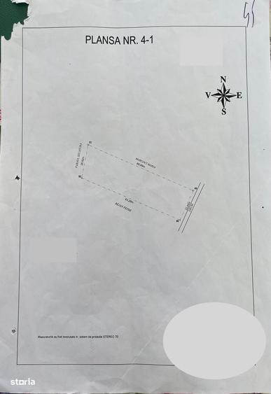 Teren de 2200 mp, în Crihan