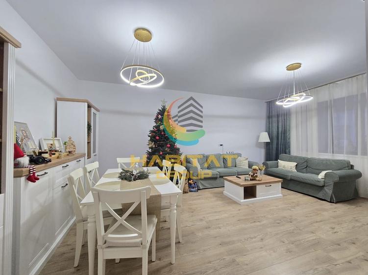 Apartament cu 4 camere decomandat, mobilat în Brâncoveanu