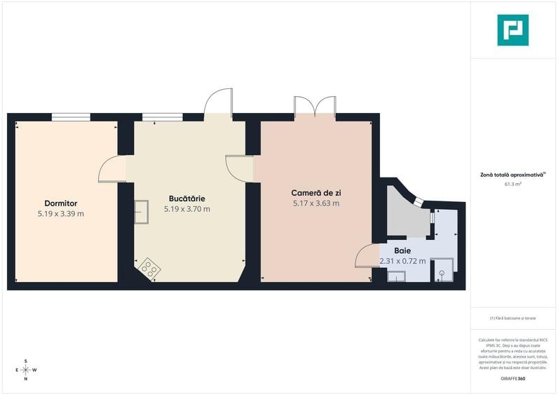 Apartament ultracentral,2 camere-Piata Avram Iancu - 13