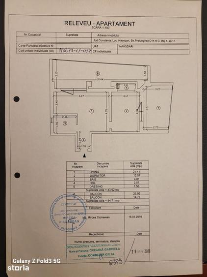Apartament cu 2 camere în Nord
