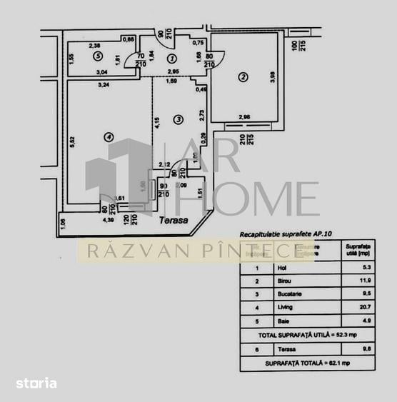 Apartament cu 2 camere în Blejoi