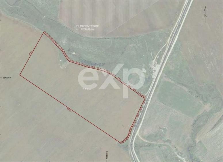 Teren Construcții intravilan de 71000 mp, în Oarja