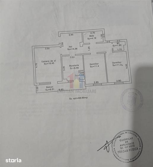 3 camere confort 1, etaj 1, Mobilat si Utilat, Vidin - 13