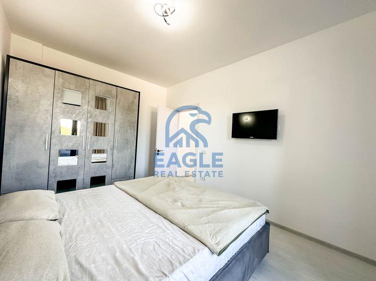 Apartament cu 2 camere nedecomandat, mobilat în Lazu