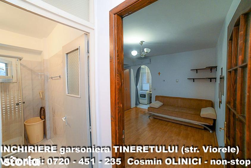 Garsonieră semidecomandată, mobilată în Tineretului