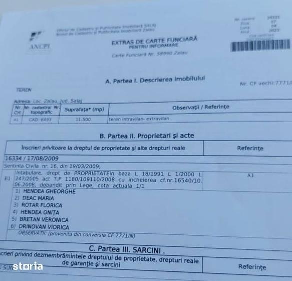 Teren de 9200 mp, în Central