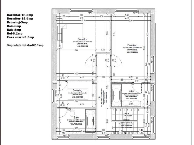 Casă individuală cu 4 camere cu Teren 270 Mp în Berceni